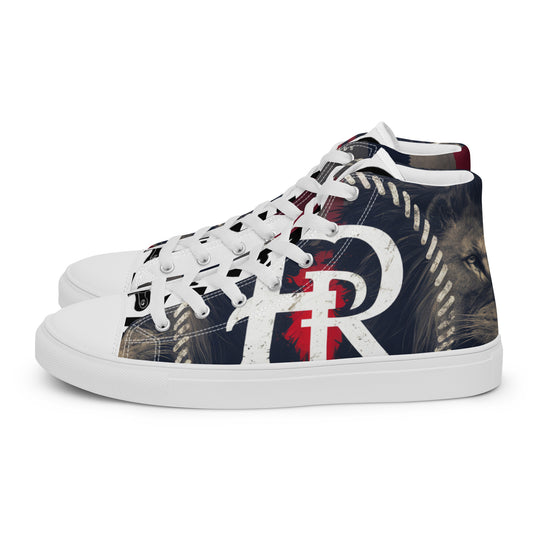 Men’s high top canvas shoes